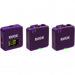 Rode Microphones Wireless GO (Gen 3), microphone purple