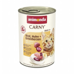 ANIMONDA Carny t&auml;iskasvanud kassitoit veiseliha, kana ja pardi s&uuml;dametega - 400g