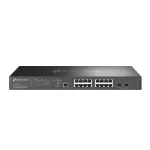 TP-Link Omada 16-pordiline 2.5G ja 2-pordiline 10GE SFP+ L2+ hallatav l&uuml;liti 8-pordilise PoE+ toega