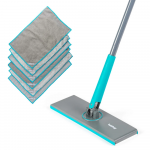 Beldray LA00000020UFEU7 Anti-Bac Clip-To-Grip Floor Mop & Cloth Set