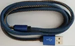Cable Micro USB premium jeans 2 m