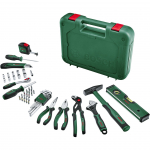 Bosch Powertools Advanced Hand Tool S, 52 pieces (green, with tool case)