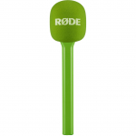 Rode Microphones Interview GO, green microphone, adapter