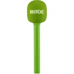 Rode Microphones Interview GO, green microphone, adapter