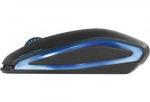 CHERRY GENTIX Illuminated Wired Optical Mouse, Black