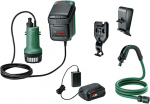 Bosch GardenPump 18V-2000, submersible / pressure pump (green/black, Li-ion battery 2.5Ah)