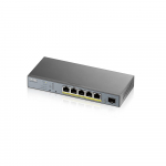 Zyxel GS1350-6HP-EU0101F v&otilde;rgul&uuml;liti Hallatav L2 Gigabit Ethernet (10/100/1000) Power over Ethernet (PoE) Hall