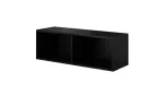 Cama avatud hoiukapp ROCO RO2 112/37/37 must