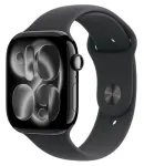 Watch Series 11&nbsp;GPS&nbsp;42mm&nbsp;Jet Black Aluminium Case with Black Sport Band - S/M