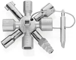 Knipex TwinKey 00 11 01, socket wrench&nbsp;(for common cabinets and locking systems)