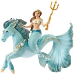 Schleich Bayala Mermaid Eyela on underwater horse, toy figure