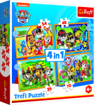 TREFL PAW PATROL Puslede komplekt 4 in 1 K&auml;papatrull