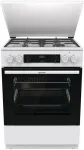 Gorenje GKS6C71WF Eraldiseisev pliit ahjuga Valge
