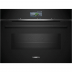 Siemens CM776GKB1 IQ700 (black/stainless steel, with microwave function, 60 cm, Home Connect)