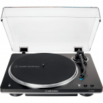 Audio-Technica AT-LP70XBTBS, record player (black/silver, integrated phono preamplifier, Bluetooth, fully automatic, belt drive)
