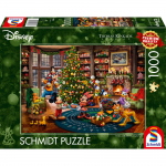 Schmidt Spiele Thomas Kinkade Studios: Disney - Mickey & Minnie Trimming The Tree (1000 pieces)