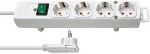 Brennenstuhl Comfort Line + 4x plug white