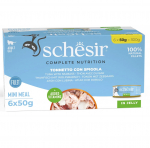 SCHESIR tuunikala ja meriahven tarretises - m&auml;rg kassitoit - 6x50g