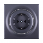 Fibaro FGWSONF-011-8 pistikupesa F-t&uuml;&uuml;pi, must