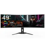 GIGABYTE CO49DQ OLED kumer m&auml;ngurimonitor - 5120x1440(DQHD), 1800R, 144Hz, 0.03ms, KVM, FreeSync Premium Pro, HDMI 2.1