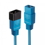 CABLE POWER IEC EXTENSION 3M/BLUE 30122 LINDY