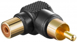 goobay Cinch Adapter kątowy black