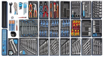 Gedore tool trolley 1500 ES-03-2004 0810 (blue / black, incl. 325 tools)