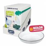 ANIMAL ISLAND Everyday White fish in broth Box - wet cat food - 12x85g + free plate