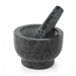 Salter BW118521 Marble Pestle and Mortar, Black