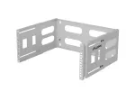 Rack wall mount 19" 4U 497x400/240 gray
