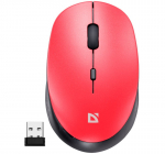 Wireless mouse silent click AURIS MB-027 800/1200/1600 DPI red