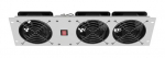 Ventilation panel vertical 19 inches for rack cabinet, 3 fans, 230V, grey