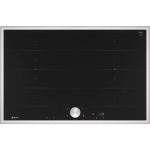Neff T68STY4L0 N 90, self-sufficient hob (black/stainless steel, 80 cm)