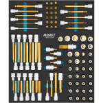 Hazet screwdriver socket set 163D-3/94, size 1/2++ 94 pieces