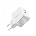 Nevox 45W DUAL USB-C (PD) QC3.0 charger GaN (white, PD 3.0, QC 3.0)