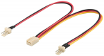 goobay Diverse 3-Pin Y-Kabel 0,22m