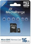 Mediarange 16 GB microSD, memory card (black, Class 10)