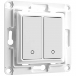 Shelly Wall Switch 2, push button (white)