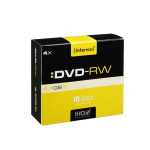 DVD-RW 4x SC 4.7GB Intenso 10 pieces