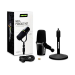 Shure MV7+-K-BNDL - k&otilde;nepuldi/vokaalmikrofon XLR/USB-C pistikuga, must + lauaalus GATOR