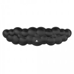 White Shark KP-011 Cumulus Cloudy Keyboard Wrist Rest Black