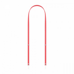 Crossbody strap - bright guava