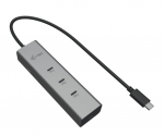 USB-C Charging Metal HUB 5 port with USB-C video 8K + Power Delivery 85W