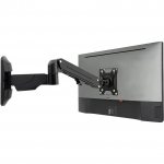 Lindy display wall mount with gas spring (black, for monitors up to 81.3 cm (32"))