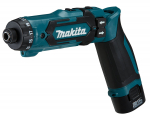 Makita DF012DSE cordless pen screwdriver/pivot screwdriver + case + 2 Batteries 1.5Ah