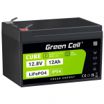 Green Cell LFPGC12V12AH UPS-i aku liitium-raudfosfaat (LiFePO4) 12,8 V 12 Ah