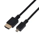 Gembird 1,8 m HDMI-M/micro HDMI-M HDMI-kaabel HDMI t&uuml;&uuml;p A (standardne) HDMI t&uuml;&uuml;p D (mikro) must