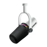 Shure MV7+-W - k&otilde;nepuldi/vokaalmikrofon XLR/USB-C pistikuga, valge