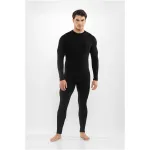 Men's Thermal Underwear VIKING Meriboo Man Set Merino, Black, L