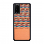 MAN&WOOD Galaxy S20 &uuml;mbris pruunika ruudulise musta v&auml;rviga